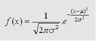 Normal Distribution Equation